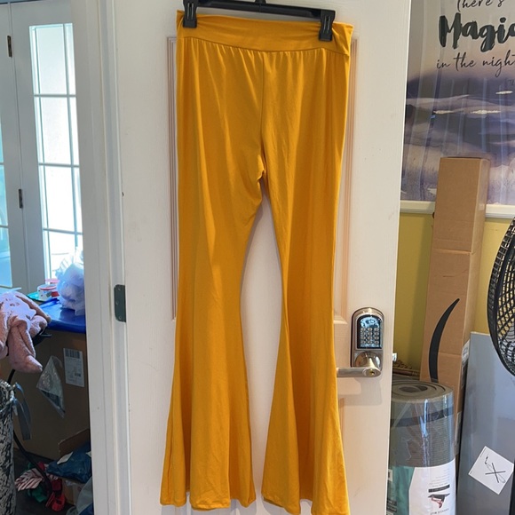 Boho wide leg flared bell bottom pants - Picture 2 of 2
